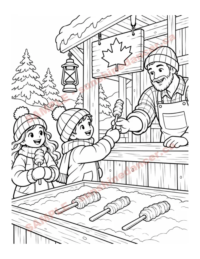 Show sample page: maple taffy
